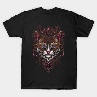 cat mandala T-Shirt